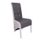 Scaune tapițate Zara din piele eco gri
