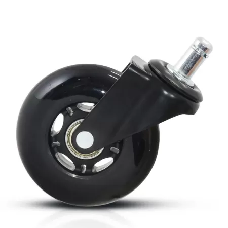 Roti din silicon negru pentru scaune de birou