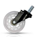 Roti din silicon transparent pentru scaune de birou Roti din silicon transparent pentru scaune de birou