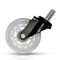 Roti din silicon transparent pentru scaune de birou