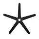 Bază stea metalică neagră rezistentă pana la 150 kg