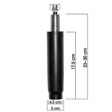 Piston negru pentru scaune de birou Piston negru pentru scaune de birou