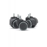 Set role, roți gumate pentru scaune de birou pe Gri Set role, roți gumate pentru scaune de birou pe Gri