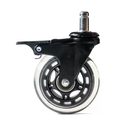 Role din silicon cu frâna pentru scaun de birou