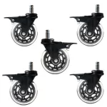 Roți din silicon cu frâna pentru scaun de birou