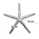 Bază stea metalică pentru scaune de birou-70 cm