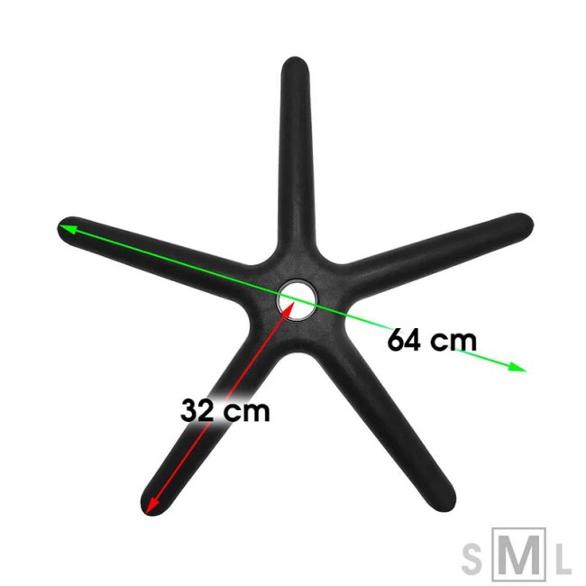 Bază stea pentru scaune de birou-model D640 Bază stea pentru scaune de birou-model D640
