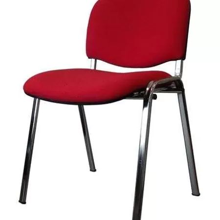 Scaune material textil și cadru cromat