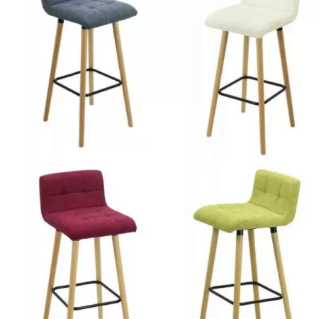 Set 4 scaune de bar și insulă bucătărie ABS 127