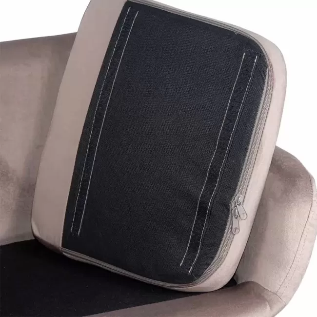 Scaune de bar și insulă bucătărie catifea și lemn ABS 1271 bej