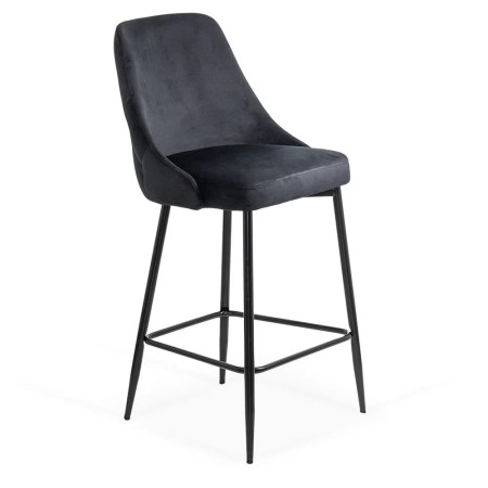 Scaune de bar fixe și moderne ABS143 Negru Scaune de bar fixe și moderne ABS143 Negru