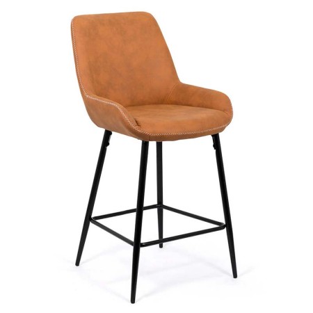 Scaun de bar fix din piele ecologica si picioare din otel ABS 146 Scaun de bar fix din piele ecologica si picioare din otel ABS 146