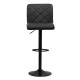 Scaun de bar eco piele ABS 147 Negru Scaun de bar eco piele ABS 147 Negru