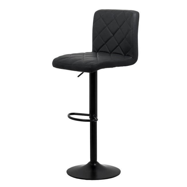 Scaun de bar eco piele ABS 147 Negru Scaun de bar eco piele ABS 147 Negru