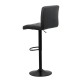 Scaun de bar eco piele ABS 147 Negru Scaun de bar eco piele ABS 147 Negru