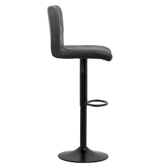 Scaun de bar eco piele ABS 147 Negru Scaun de bar eco piele ABS 147 Negru