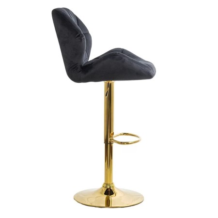 Scaune de bar, insulă bucătărie din catifea ABS 148 negru Scaune de bar, insulă bucătărie din catifea ABS 148 negru