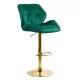 Scaune de bar, insulă bucătărie din catifea ABS 148 Verde