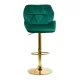 Scaune de bar, insulă bucătărie din catifea ABS 148 Verde