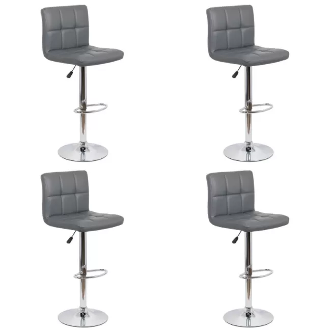 Set 4 scaune de bar moderne rotative ABS 191