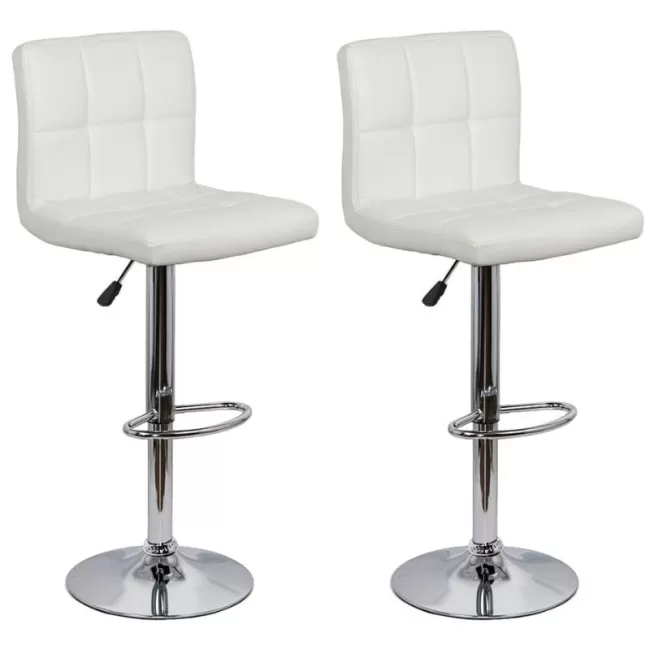 Set 2 scaune de bar moderne rotative ABS 191