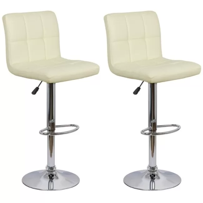 Set 2 scaune de bar moderne rotative ABS 191