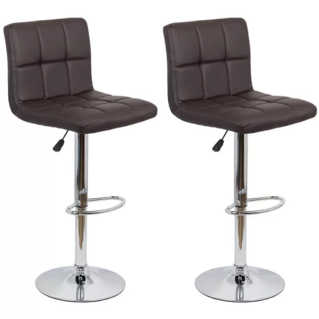 Set 2 scaune de bar moderne rotative ABS 191