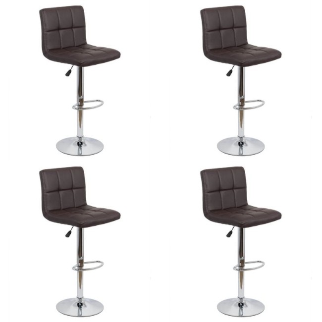 Set 4 scaune de bar moderne rotative ABS 191