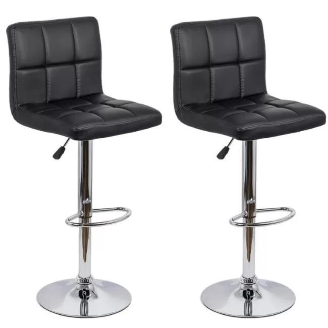 Set 2 scaune de bar moderne rotative ABS 191