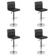 Set 4 scaune de bar moderne rotative ABS 191
