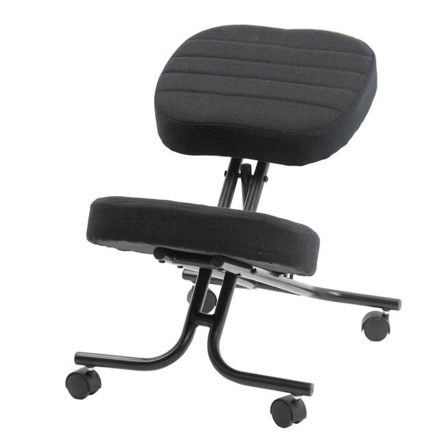 Scaun birou tip kneeling chair OFF093 negru