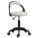 Scaune operative piele ecologică OFF 1020 alb Scaune operative piele ecologică OFF 1020 alb