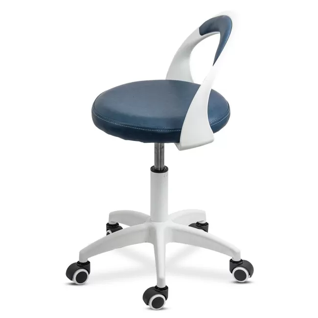 Scaune operative piele ecologică OFF 1021 albastru