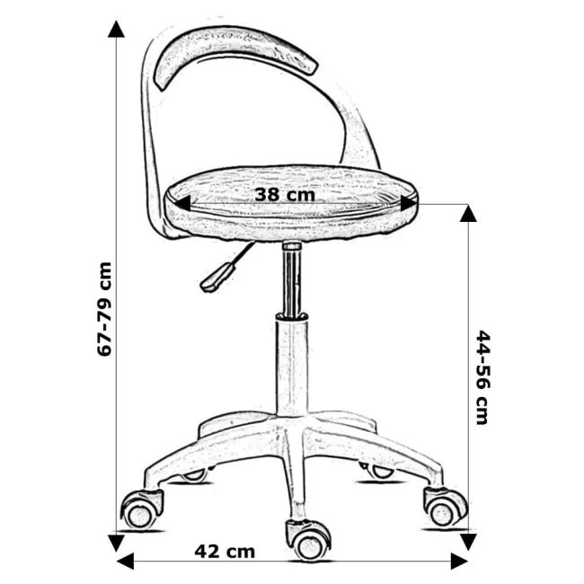 Scaune operative piele ecologică OFF1021