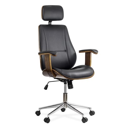 Scaune directoriale din piele ecologica OFF 1606 negru