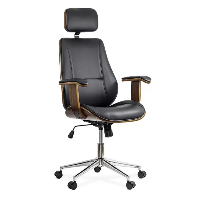 Scaune directoriale din piele ecologică OFF 1606 negru