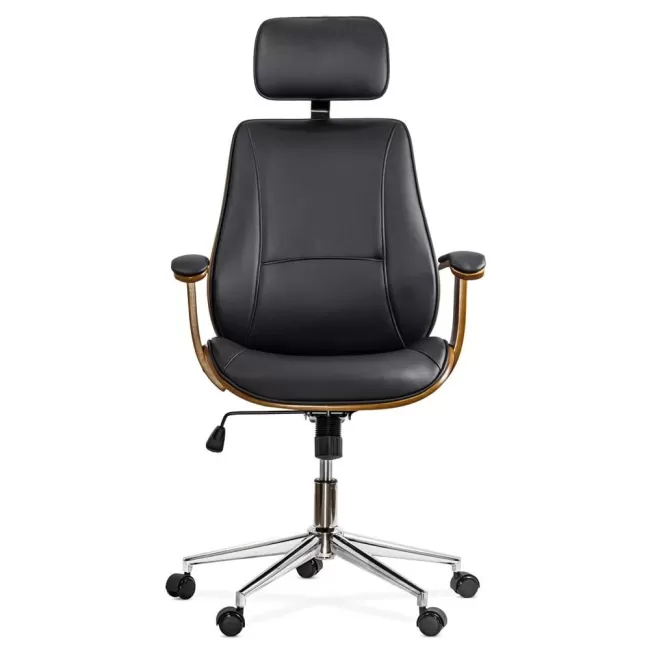 Scaune directoriale din piele ecologică OFF 1606 negru