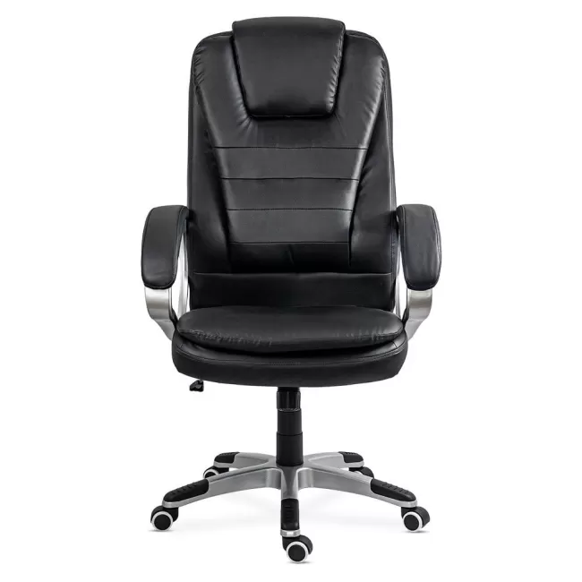 Scaun de birou reglabil și rotativ din piele eco OFF 201S