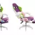 Scaune de birou și gaming Office 298 culoarea mov cu roz