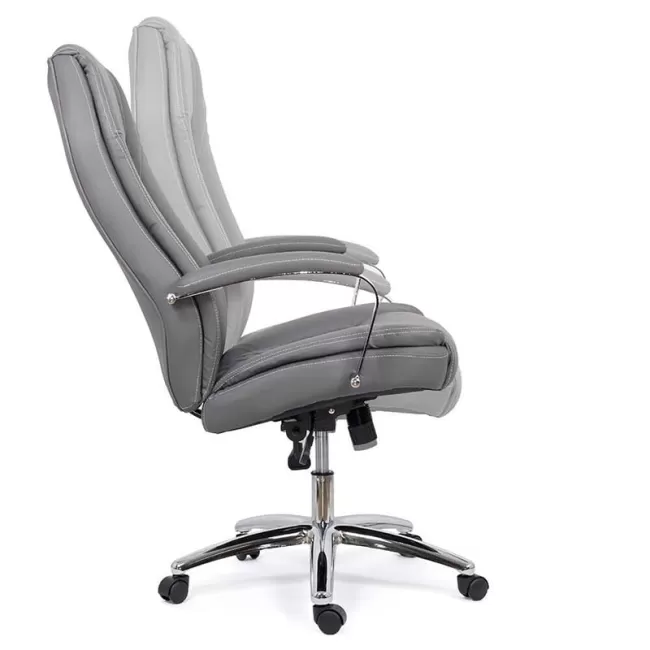 Scaun directorial pentru birou rezistent până la 150 KG-OFF313 gri