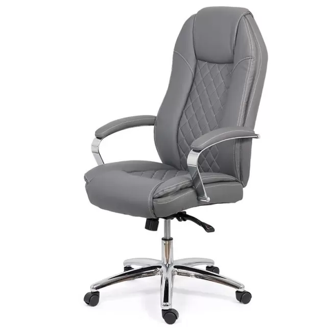 Scaun directorial pentru birou rezistent până la 150 KG-OFF313 gri