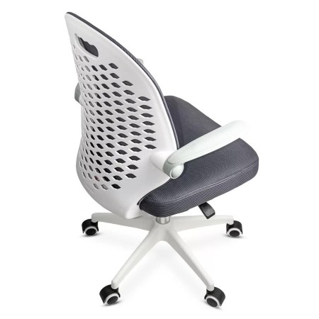 Scaun de birou copii din mesh gri, modern și rotativ OFF 330 Scaun de birou copii din mesh gri, modern și rotativ OFF 330