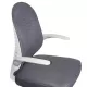 Scaun de birou copii din mesh gri, modern și rotativ OFF 330