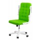 Scaun birou cu brațe rabatabile culoarea verde OFF332