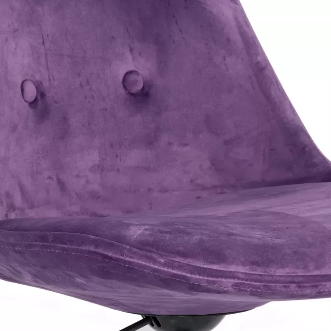 Scaun office-design din catifea pentru copii