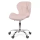 Scaun de birou din catifea OFF 334 Roz