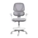 Scaun birou copii OFF 335 gri, mesh, suport picioare
