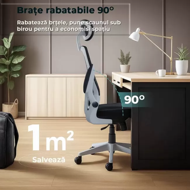 Scaun de birou OFF 336 Negru