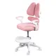 Scaun birou copii OFF 337 roz cu suport pentru picioare