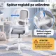 Scaun birou copii OFF 339 gri cu suport pentru picioare